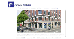 Desktop Screenshot of falkon-cykler.dk