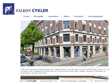 Tablet Screenshot of falkon-cykler.dk